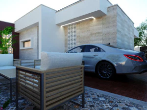 Modern villa model 1988 3D Model