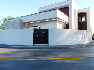 Modern villa model 1988 Model 3D