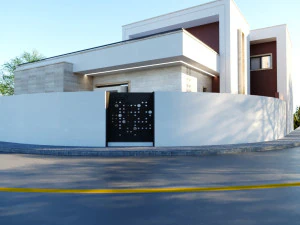 Modern villa model 1988 3D Model