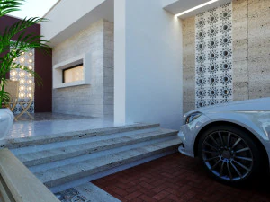 Modern villa model 1988 3D Model