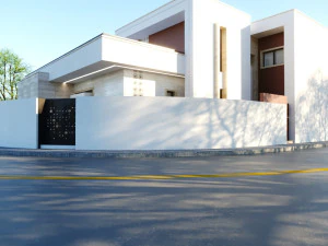 Modern villa model 1988 3D Model