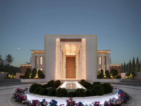 Wedding hall suitable for upscale occasions 3D Model