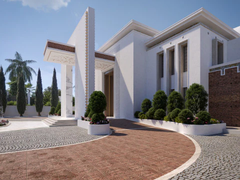 Wedding hall suitable for upscale occasions 3D Model