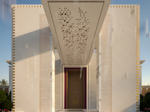 Wedding hall suitable for upscale occasions 3D Model