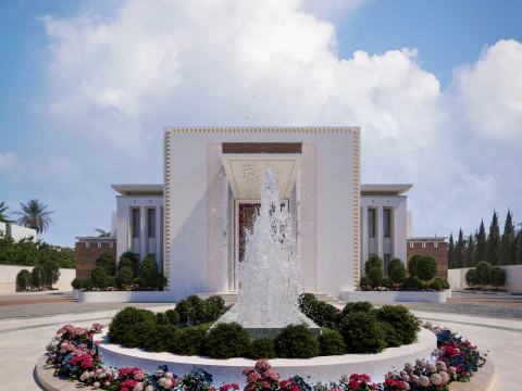 Wedding hall suitable for upscale occasions 3D Model