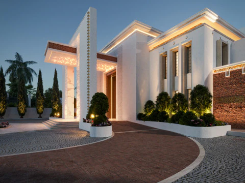 Wedding hall suitable for upscale occasions 3D Model