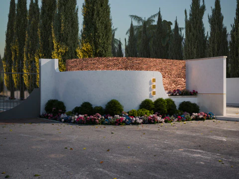 Wedding hall suitable for upscale occasions 3D Model