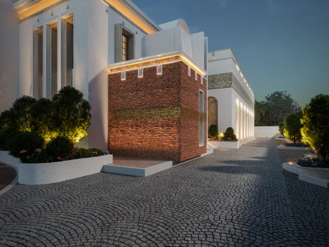 Wedding hall suitable for upscale occasions 3D Model