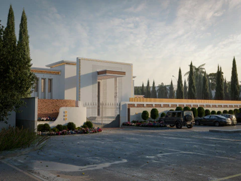 Wedding hall suitable for upscale occasions 3D Model