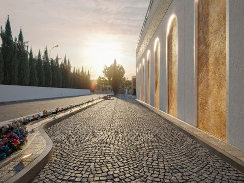 Wedding hall suitable for upscale occasions 3D Model