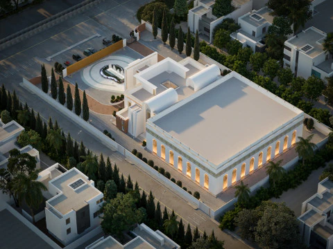 Wedding hall suitable for upscale occasions 3D Model