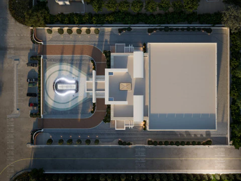 Wedding hall suitable for upscale occasions 3D Model