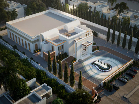 Wedding hall suitable for upscale occasions 3D Model