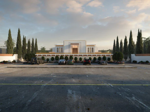 Wedding hall suitable for upscale occasions 3D Model