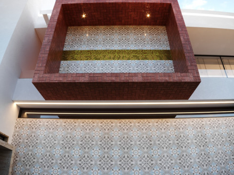 2階建ての商業ビル 3Dモデル