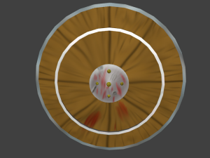 spiked shield 3D Model
