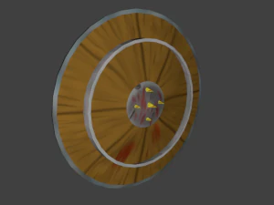spiked shield 3D Model