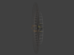 spiked shield Modèle 3D