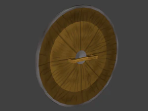 spiked shield 3D Model