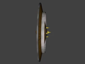 spiked shield 3D Model