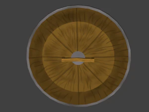 spiked shield 3D Model