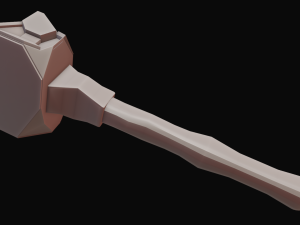 hammer low-poly 3D Model