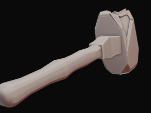 hammer low-poly 3D Model