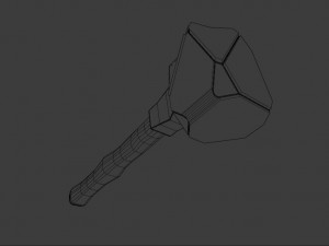 hammer low-poly 3D Model