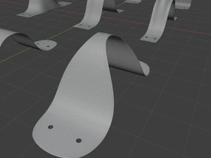 Big pack 15 Joints industrial design parts Low-poly 3D Model
