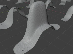 Big pack 15 Joints industrial design parts Low-poly 3D Model