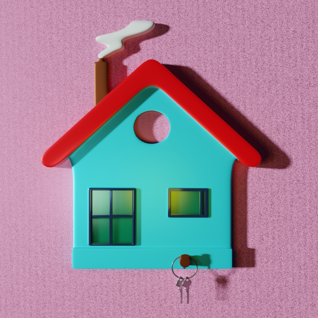 HOME KEY HOLDER 3D Принт Модель .c4d .max .obj .3ds .fbx .stl .blend 