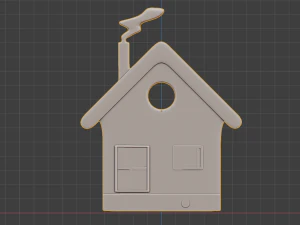 КЛЮЧЕВАЯ ДОМАШНЯЯ 3D Принт Модель