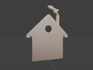 КЛЮЧЕВАЯ ДОМАШНЯЯ 3D Принт Модель