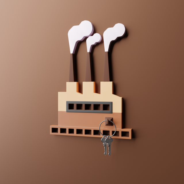 FACTORY KEY HOLDER Model Cetak 3D .c4d .max .obj .3ds .fbx .stl .blend 