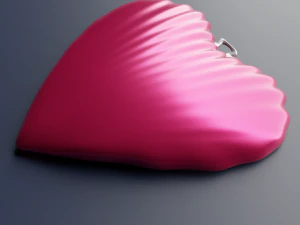 HEART SHELL PENDANT 3D Print Model
