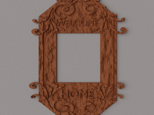 DOOR BELL FRAME 3D Print Model