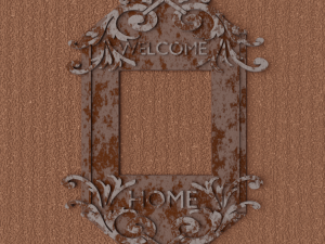 DOOR BELL FRAME 3D Print Model