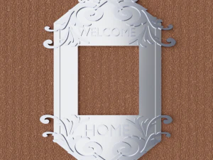 DOOR BELL FRAME 3D Print Model