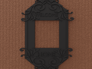 DOOR BELL FRAME 3D Print Model
