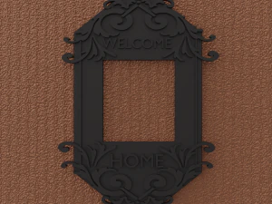 DOOR BELL FRAME 3D Print Model