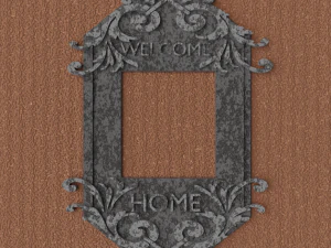 DOOR BELL FRAME 3D Print Model