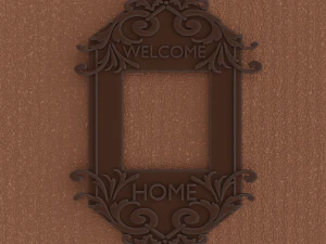 DOOR BELL FRAME 3D Print Model