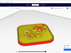 ROSE KEYCHAIN 3D-Druckmodell