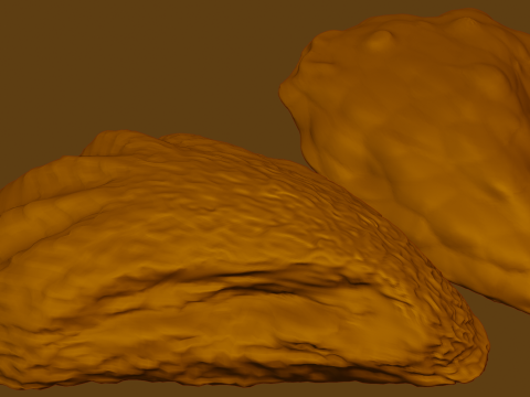 Oyster Shell Vol 4 3D Model