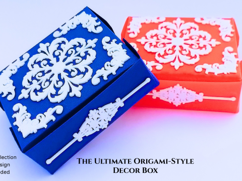 THE ULTIMATE ORIGAMI STYLE DECOR BOX 3D print model 3D Print Model