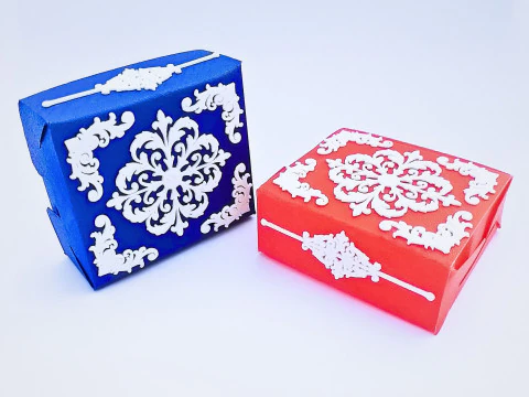 THE ULTIMATE ORIGAMI STYLE DECOR BOX 3D print model 3D Print Model