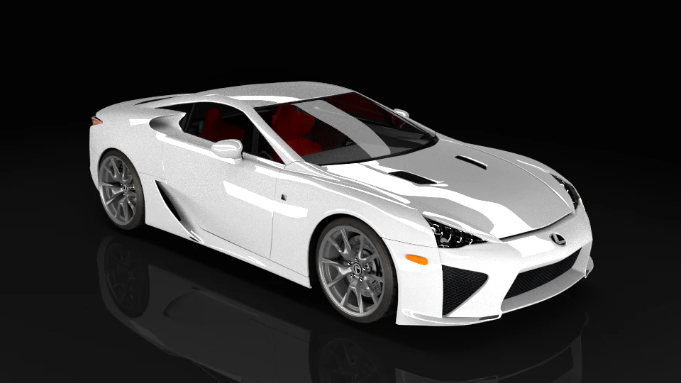 lexus lfa 3D Model .c4d .max .obj .3ds .fbx .stl .blend 