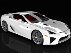 lexus lfa 3D 模型