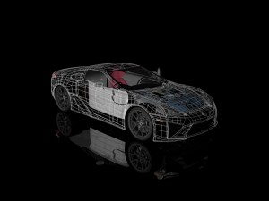 lexus lfa 3D Модель