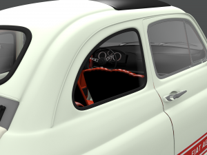 fiat 500 1970-76 3D 모델